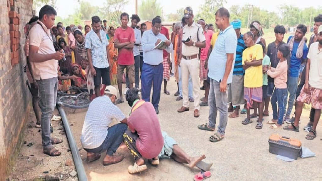 Tribal man hacks two to death