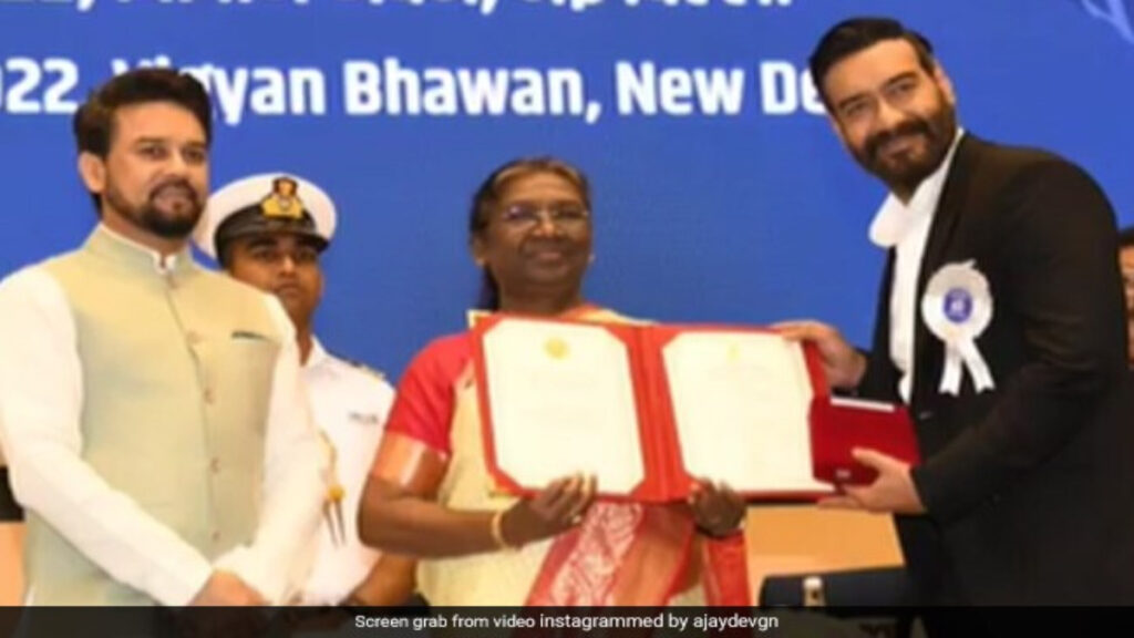 Ajay Devgn’ Behind His First National Award