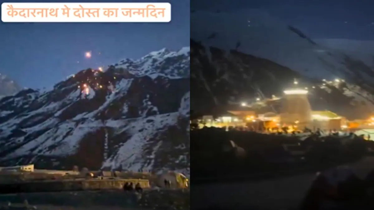 Near Kedarnath Temple For Birthday