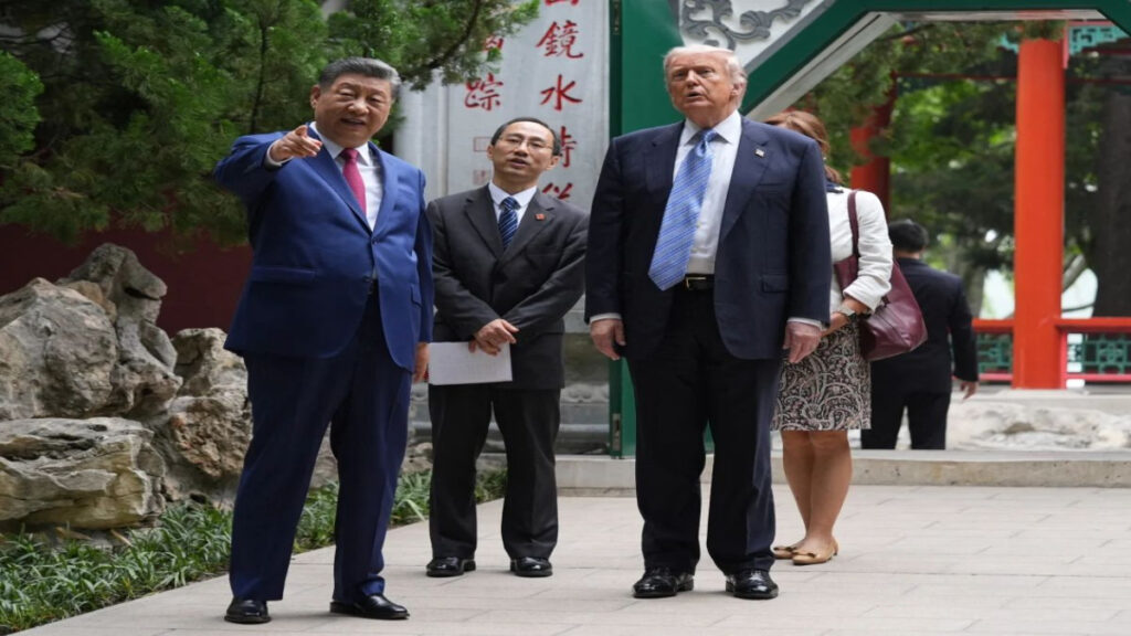 Xi and Trump Inside Zhongnanhai