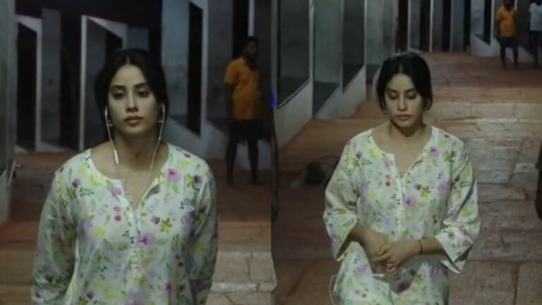 Janhvi Kapoor Climbs 3,550 Alipiri Steps to Seek Blessings for ‘Peddi’