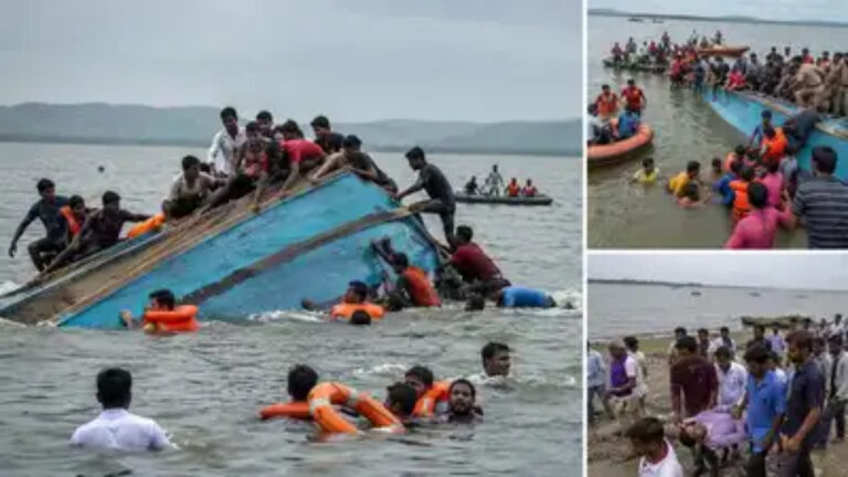 TRAGEDY ON THE GODAVARI: OVERCROWDED PILGRIM BOAT CAPSIZES IN MAHARASHTRA BEED DISTRICT
