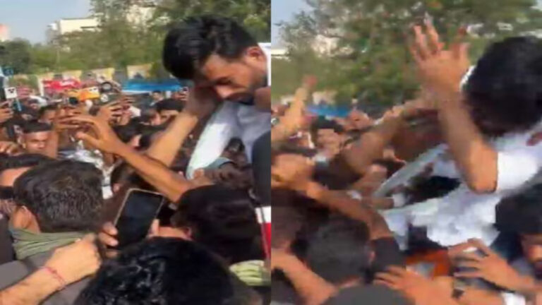CJP Founder Slapped: High Drama at Jaipur Student Protest