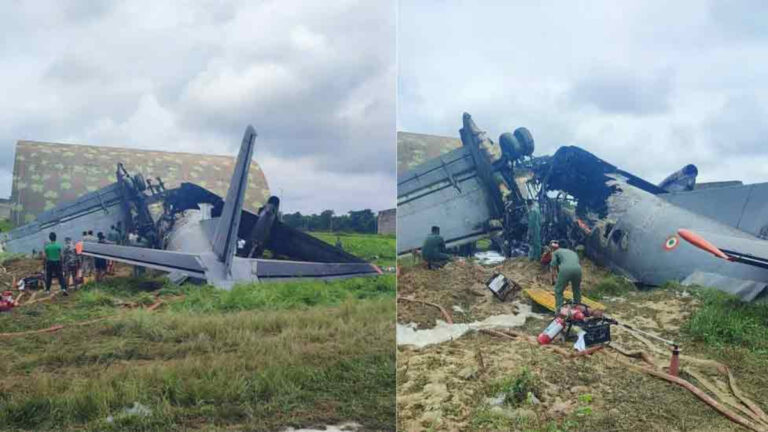 IAF AN-32 Transport Aircraft Crashes During Landing at Jorhat Airbase in Assam; Court of Inquiry Ordered