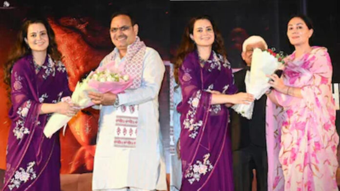 Rajasthan CM Joins Kangana Ranaut in Jaipur Rajasthan CM Joins Kangana Ranaut in Jaipur