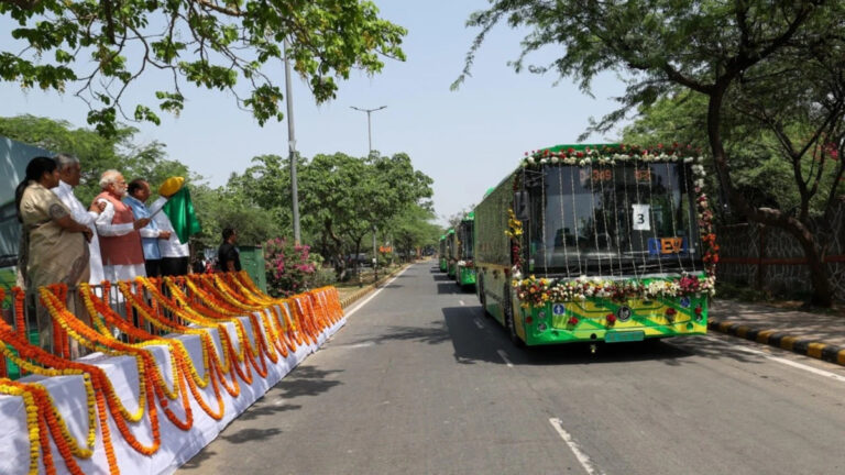 Green Mobility Push: UP Marks 12 Years of Modi Government with Launch of Noida E-Buses