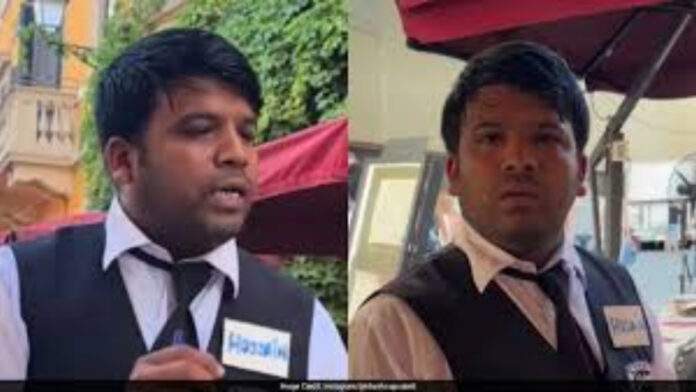 Italy Confront Waiter Over Italy Confront Waiter Over