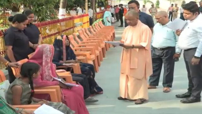 Yogi Adityanath Conducts Janta Darshan in Gorakhpur