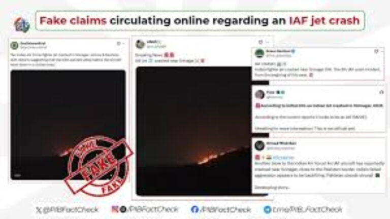 Viral Pakistan Air Force Aircraft Crash Videos Debunked as Hoax
