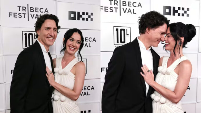 Katy Perry and Justin Trudeau Break the Internet with Red Carpet Debu
