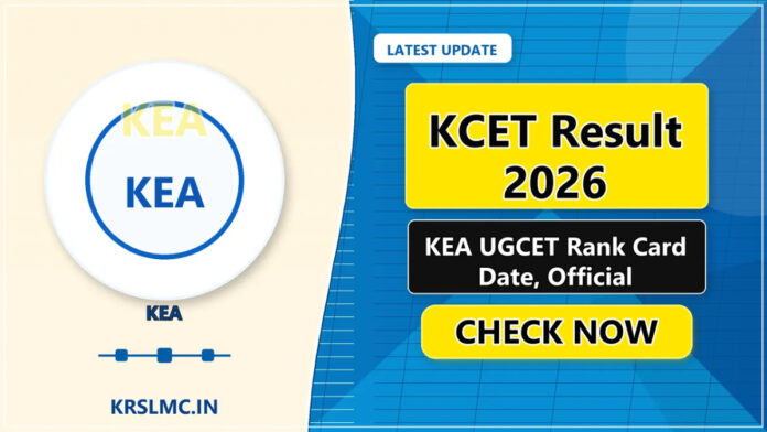 KCET Result 2026