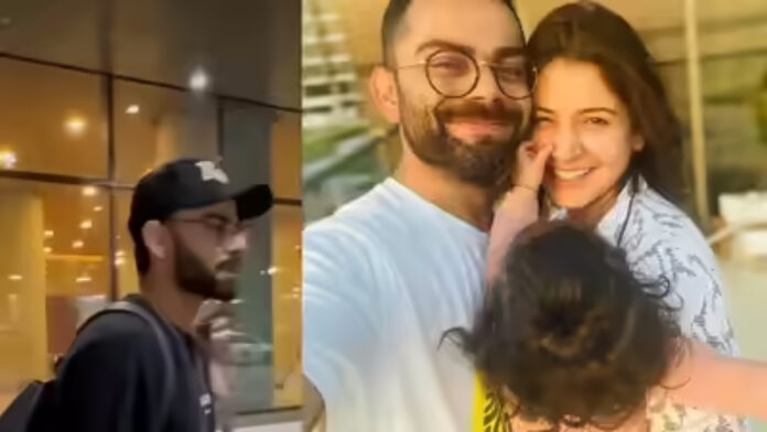 Virat Kohli Skips Airport Vamika Waits Virat Kohli Skips Airport Vamika Waits