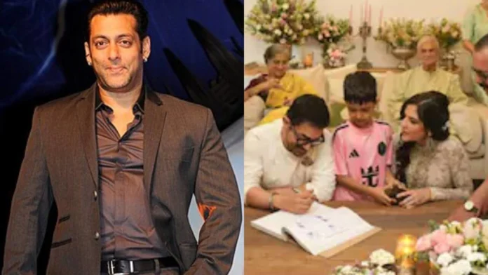 Aamir Khan Marries Gauri Spratt: Salman Khan Aamir Khan Marries Gauri Spratt: Salman Khan