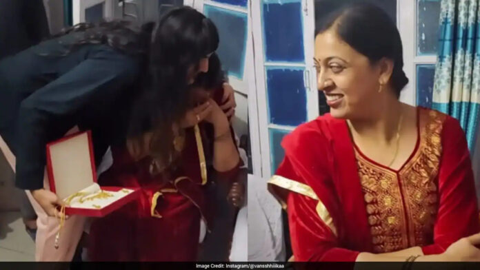 Daughter Surprises Mom with Gold Daughter Surprises Mom with Gold