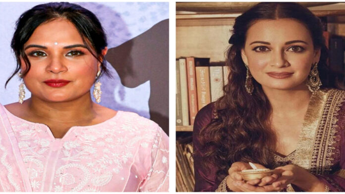 Richa Chadha Backs Dia Mirza Richa Chadha Backs Dia Mirza