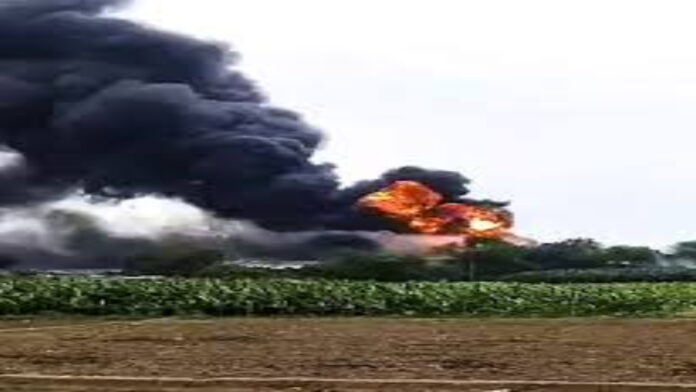 Horror at Kaushambi: Speeding LPG Tanker Explodes Into Fireball