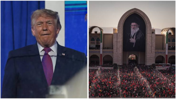 Trump Locks Vengeance Chants at Khamenei Funeral