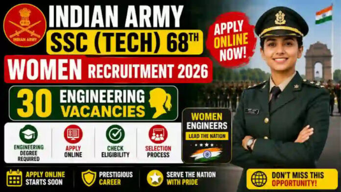 Indian Army Opens SSCW (Tech) Indian Army Opens SSCW (Tech)