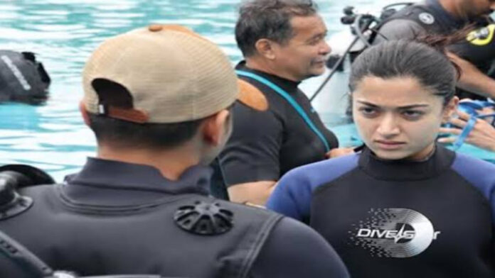 Rashmika Performs Own Stunts in India Rashmika Performs Own Stunts in India