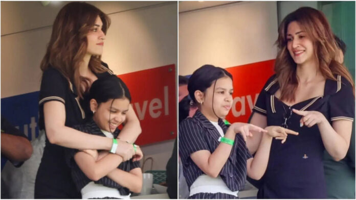 Kriti Sanon is Mahendra Singh Dhoni' daughter Ziva' Kriti Sanon is Mahendra Singh Dhoni' daughter Ziva'